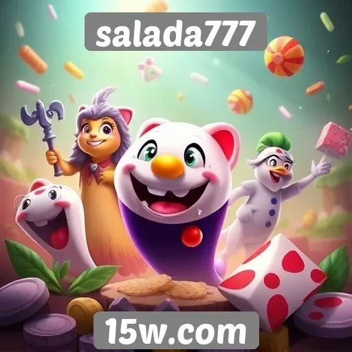 Exploração da variedade de jogos disponíveis na salada777